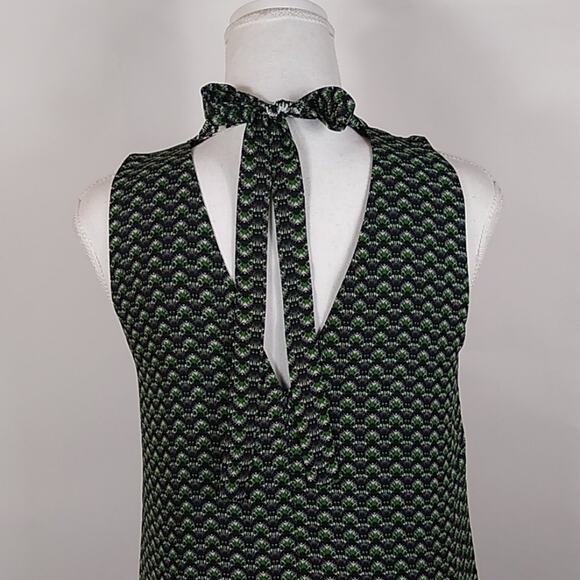 H&M Sleeveless Shift Dress Keyhole Bow Tie Back - Picture 6 of 11